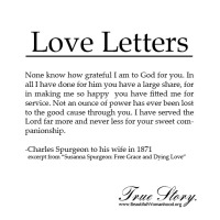 Love Letters: Spurgeon to His Wife
